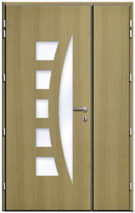 2 vantaux tiercés (semi-fixe plein)